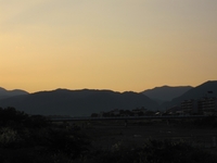 夕暮れ