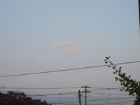 西の空