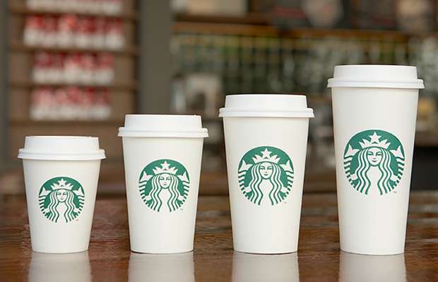 スターバックスのカップサイズ スターバックスのカップサイズ